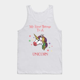 Unicorn Heart Tank Top